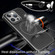 iPhone 15 Skin Feel PC+TPU Cooling Magnetic Magsafe Phone Case with Stand - Dark Green