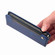 iPhone 15 Skin Feel Splicing Leather Phone Case - Blue