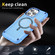 iPhone 15 Skin Feel TPU + PC MagSafe Magnetic Phone Case - Transparent Blue