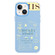 iPhone 15 Skin Feeling Jelly TPU Hybrid PC Phone Case - Shop Line Draft Blue