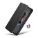 iPhone 15 Suteni J02 Oil Wax Wallet Leather Phone Case - Black