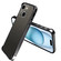 iPhone 15 TPU + Aluminum Alloy Frame Phone Case - Black