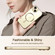 iPhone 15 Transparent Electroplated Magsafe Magnetic TPU Phone Case - Gold