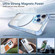 iPhone 15 Transparent MagSafe Magnetic Phone Case - Blue
