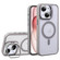 iPhone 15 U1 Invisible Lens Holder Acrylic + TPU MagSafe Magnetic Phone Case - Grey