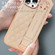 iPhone 15 VIETAO Rhombic Texture Wristband PU Phone Case - Black