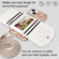 iPhone 15 VIETAO Ring Holder Card Bag Phone Case with Lanyard - Grey