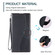 iPhone 15 Voltage Ultra-thin Dot Leather Phone Case - Black