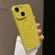 iPhone 15 Wave Texture PC Shockproof Phone Case - Avocado Green