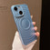 iPhone 15 Wave Texture PC Shockproof Phone Case - Blue
