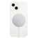 iPhone 15 Wheat MagSafe Magnetic Straw Material + TPU Phone Case - White
