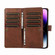 iPhone 15 Wristband Card Slot Leather Phone Case - Coffee