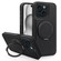 iPhone 15 Yashi 360 Degree Rotating MagSafe Bracket Phone Case - Black