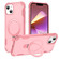 iPhone 15 Yingcai Gears MagSafe Holder Shockproof Phone Case - Pink