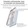 iPhone 15 ZGA Magsafe Holder PC Hybrid TPU Phone Case - Blue