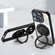 iPhone 15 Pro Max 360 Holder Magsafe Acrylic Hybrid TPU Phone Case - Black