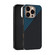iPhone 15 Pro Max ABEEL C Carbon Fiber Series 6D Micro Relief MagSafe Phone Case - Black Blue
