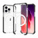 iPhone 15 Pro Max Acrylic Magsafe Magnetic Shockproof Phone Case - Transparent Black