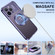 iPhone 15 Pro Max Aromatherapy Holder Single-sided MagSafe Magnetic Phone Case - Purple