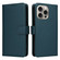 iPhone 15 Pro Max BETOPNICE BN-005 2 in 1 Detachable Imitate Genuine Leather Phone Case - Blue