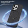 iPhone 15 Pro Max Carbon Fiber Texture 360 MagSafe Holder Phone Case - Purple