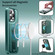 iPhone 15 Pro Max CaseNeo Finger Grip Strap MagSafe Leather Phone Case - Green