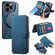 iPhone 15 Pro Max CaseNeo MagSafe RFID Anti-theft Retro Leather Phone Case - Blue