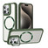 iPhone 15 Pro Max CD-grain Magsafe Acrylic Hybrid TPU Phone Case - Green