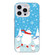 iPhone 15 Pro Max Christmas Series PC Full Coverage Pattern Phone Case - CW037 White