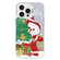 iPhone 15 Pro Max Christmas Series PC Full Coverage Pattern Phone Case - CW058 White