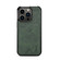 iPhone 15 Pro Max Denior PU Back Cover Card Slot Holder Phone Case - Green