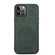iPhone 15 Pro Max Denior PU Dual Card Slot Back Cover Phone Case - Green