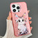 iPhone 15 Pro Max Dual-sided IMD Animal Graffiti TPU + PC Phone Case - Elegant Cat