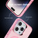 iPhone 15 Pro Max Electroplated IMD Magsafe PC Hybrid TPU Phone Case - Pink
