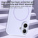 iPhone 15 Pro Max Fine Hole Liquid Silicone MagSafe Phone Case - Lilac