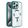 iPhone 15 Pro Max Glaring CD Texture MagSafe Phone Case - Deep Green