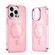 iPhone 15 Pro Max Glitter MagSafe Shockproof Phone Case - Pink