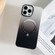 iPhone 15 Pro Max Gradient IMD PC Hybrid TPU MagSafe Phone Case - Black