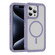 iPhone 15 Pro Max Guard Magsafe Magnetic Ring Matte Phone Case - Light Purple