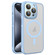 iPhone 15 Pro Max Hardware Side Cooling Skin Feel Frosted MagSafe Magnetic Phone Case with Lens Film - Sky Blue