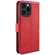 iPhone 15 Pro Max IMAK Count Series Flip Leather Phone Case - Red