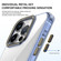 iPhone 15 Pro Max iPAKY MG Series Transparent PC+TPU Phone Case - Transparent Black