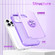 iPhone 15 Pro Max L2 Rotating Ring Holder Magnetic Phone Case - Light Purple