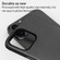 iPhone 15 Pro Max Lamb Grain PU Back Cover Phone Case - Dark Green