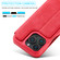 iPhone 15 Pro Max LC.IMEEKE Hon Ancient Series Flip Leather Phone Case - Red