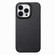 iPhone 15 Pro Max Litchi Oil Edge Leather Back Phone Case - Black