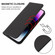 iPhone 15 Pro Max Magnetic Closure Leather Phone Case - Black