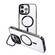 iPhone 15 Pro Max MagSafe Magnetic Invisible Holder Transparent Phone Case - Black