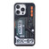 iPhone 15 Pro Max Mecha Circuit Board Pattern Phone Case - Black
