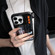 iPhone 15 Pro Max Mecha Circuit Board Pattern Phone Case - Black